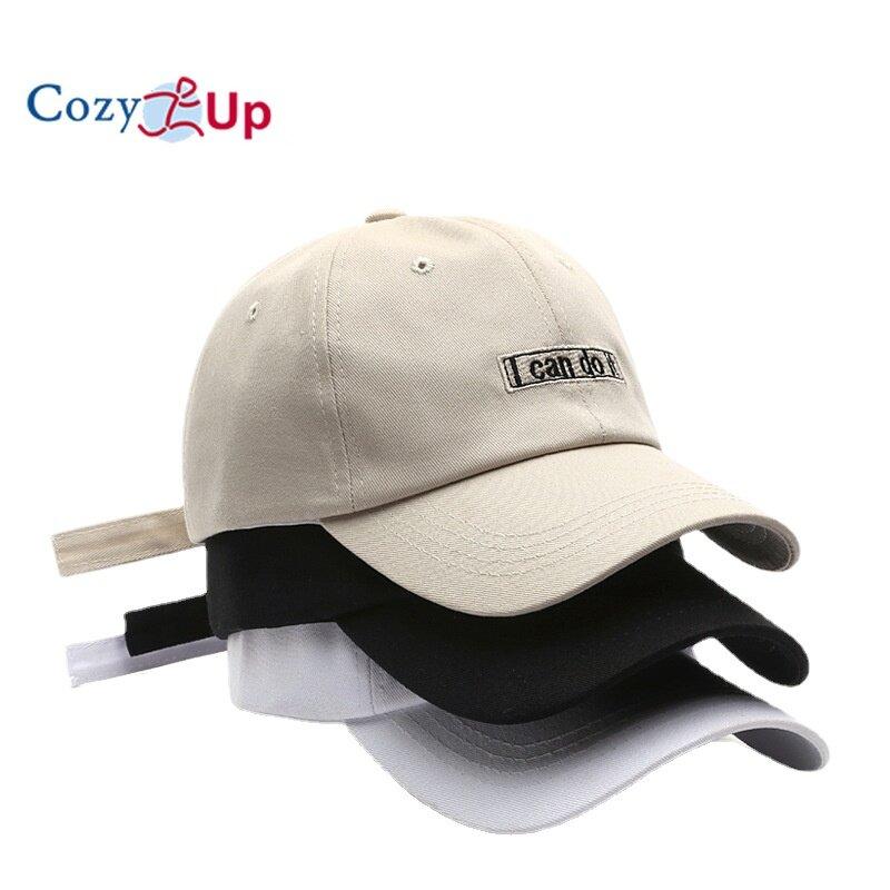 

Cozy Up Мода Бейсболка Вышитые Буквы Уличный Ветер Тень Спорт Повседневный Унисекс