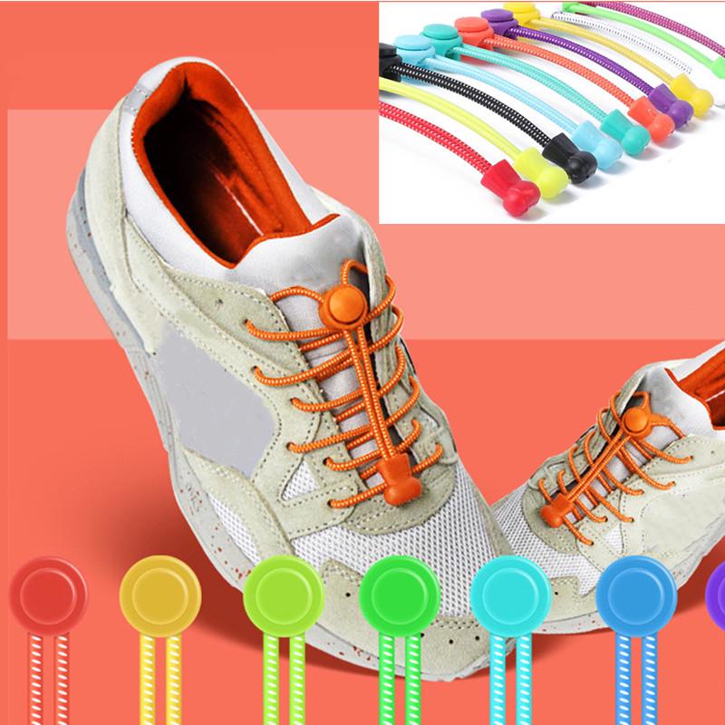 

Пара Shoelaces 2pcs эластичные шнурки обуви с Buckles Спорт Обувь Аксессуары