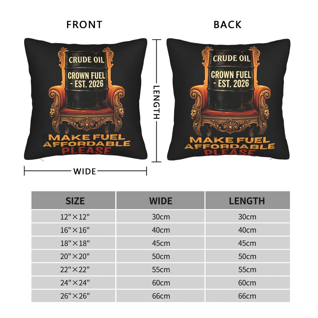 Pillow Cover Make Gas Prices Great Again Novelty Pillow Case For Sofa Car Home Decor Pillowcases
