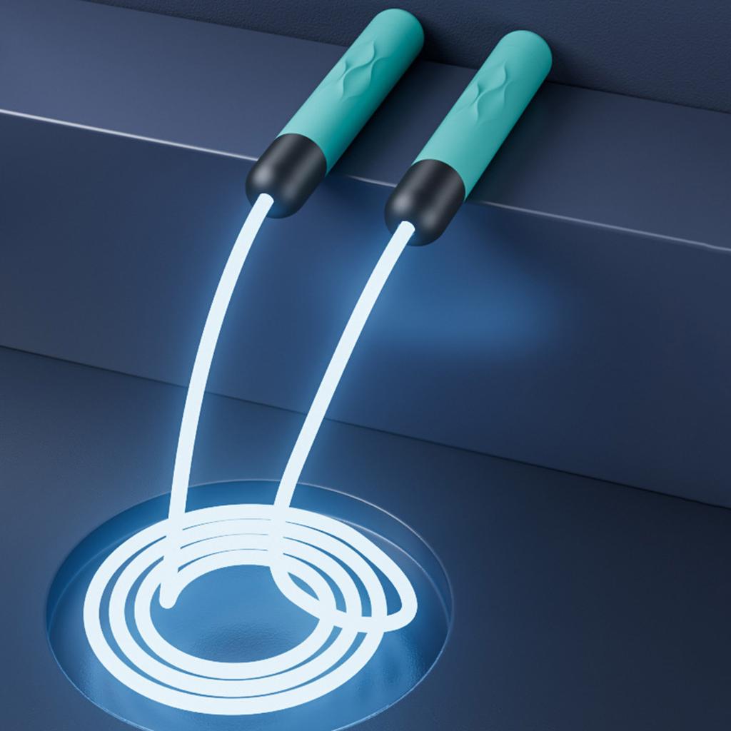 Indoor Fitness Exercise LED Light Jump Rope Adjustable Jumping Rope for Kids Outdoor Skipping Rope Glowing Jump Ropes