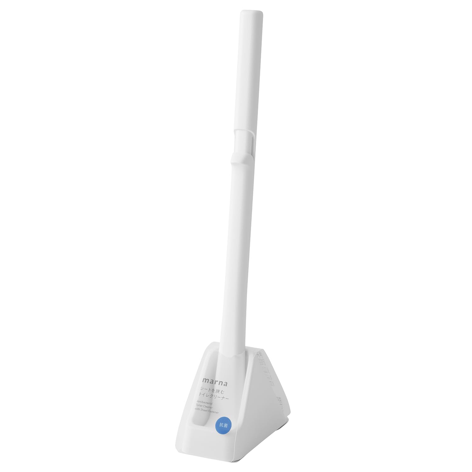 Marna Toilet Cleaner with Sheet Holder be used with disposable Toilet Cleaning Brush White W669W (Antibacterial/Can sheets/Flushable) белый