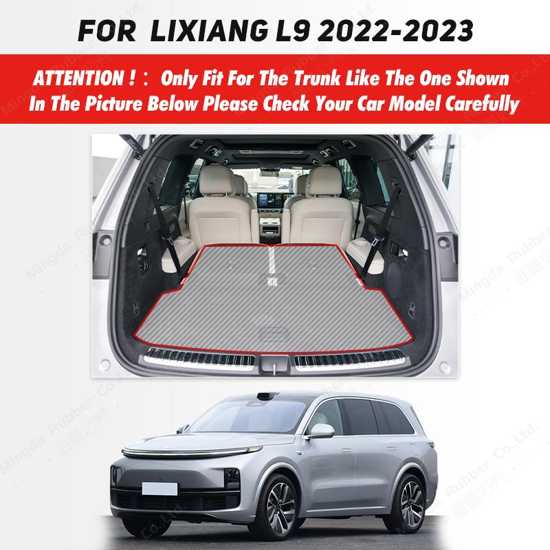 Car Trunk Mat For LEADING IDEAL ONE L9 2022 2023 Custom Car Accessories Auto Interior