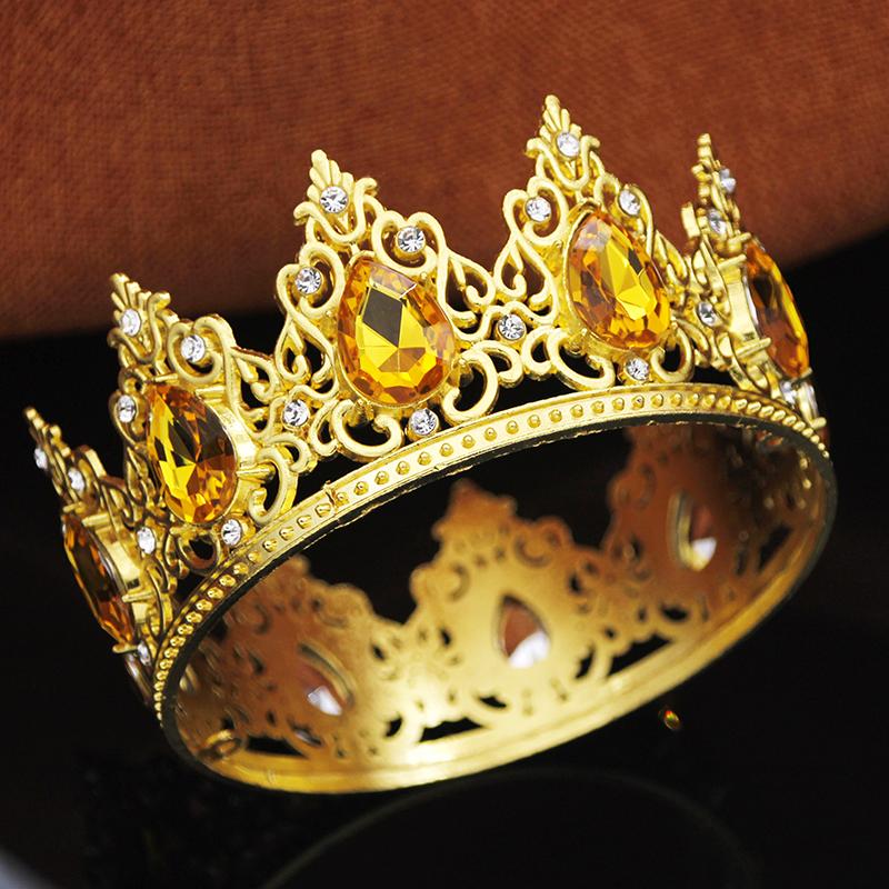 Luxury Water Drop Small Tiaras and Crowns for Girls Party Prom Cake Topper Crown Diadem Little Tiara Jewelry Flowers Ornaments