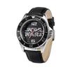 Star Wars Adult Honors Diver Bezel Analog Quartz Strap Watch Black/White Made Japan.