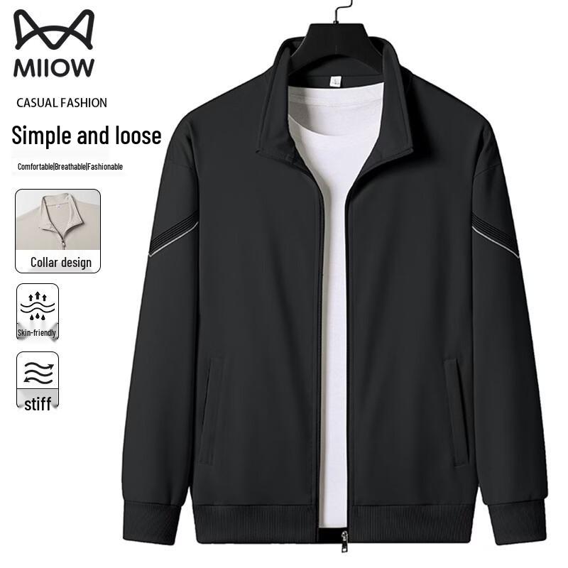 MiiOW Men s 2025 Autumn/Winter Windproof Casual Jacket M