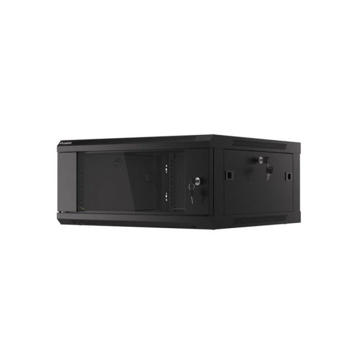 Armoire Mural - LANBERG - WF01-6604-10B - Noir - 19" - 4U - IP20 - 600x600x165mm