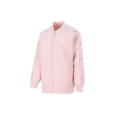 Grafische Kreatives Muster Webjacke Damenjacke Rosa 534420-36