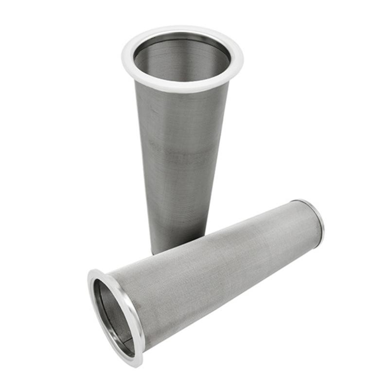 Edelstahl Hausbrauen Kaffeefilter Fruchtgetränk Brau-Infuser Feine Maschen Büro Kaffeesieb Zubehör