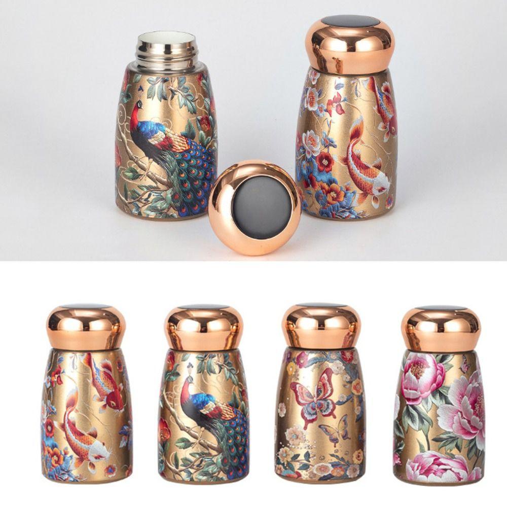Mini Stainless Steel Insulated Cup Leak Proof 230ml Coffee Mug Intelligent Temperature Portable Hot Cold Water Bottle Sports