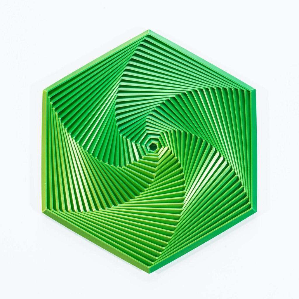 3D spausdintas šešiakampis dėlionės-bokštelis muzikinė dėžutė Iliuzinis besisukantis žaislas streso mažinimui ir dekoravimui Magiška iliuzija dovana suaugusiems