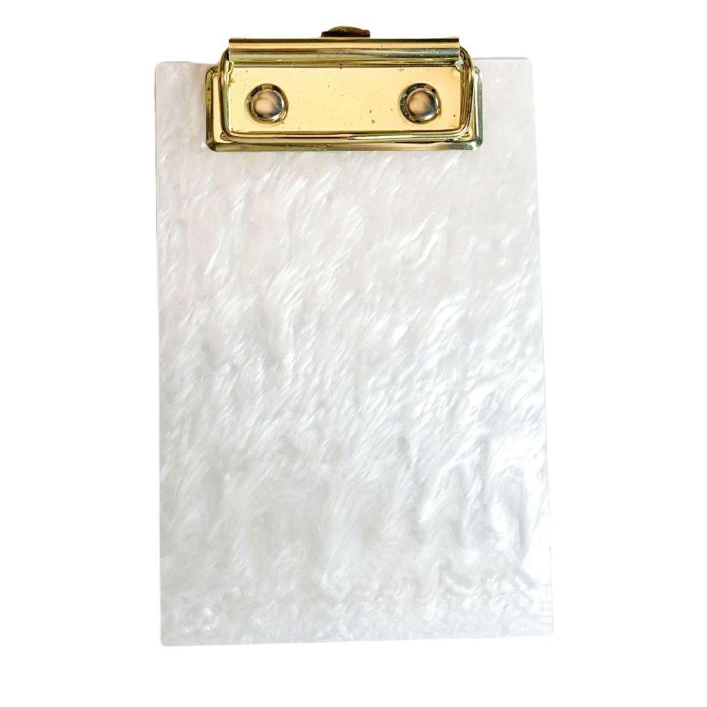 Sparkle Acrylic File Folder Clips With Metal Pressure Clamp For Office And Gift Use