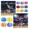 Multicolors Cheerleader Pom Poms 30cm*37cm Cheerleading Ball  Cheerleading Events