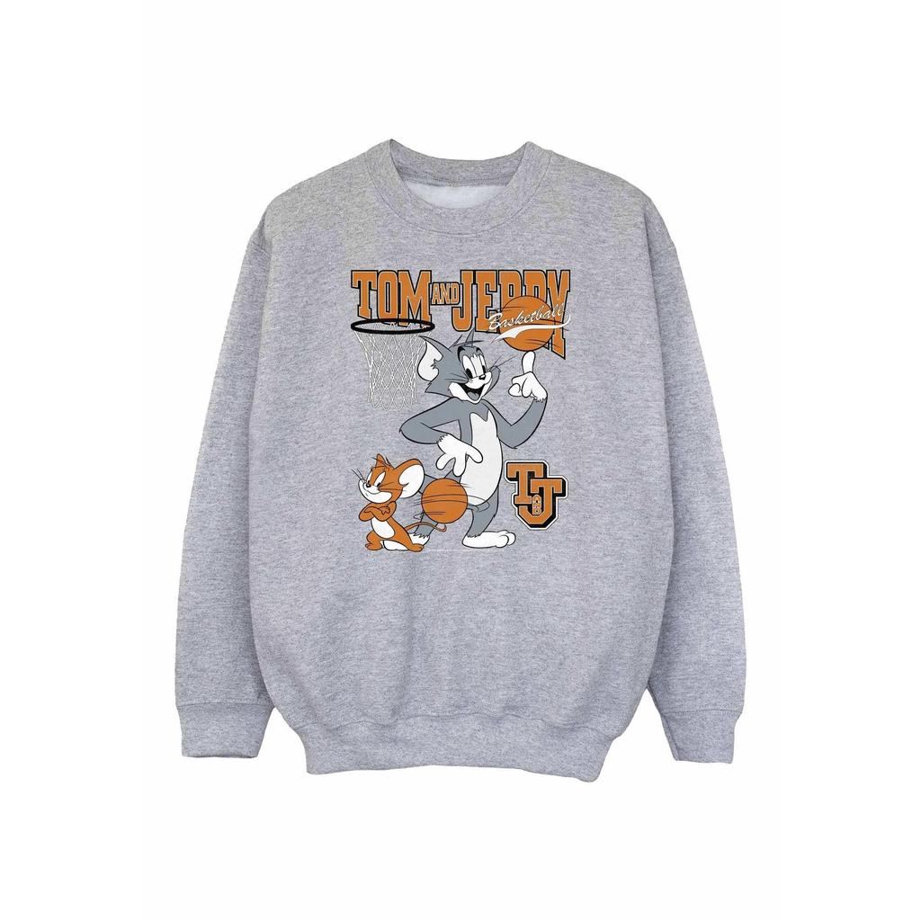 Tom and Jerry Boys Spinning Basketball Sweatshirt