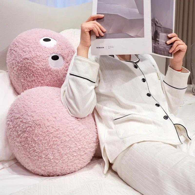 Stuffed Kitten Ball Plush Toys Cotton Big Size Colorful Cat Ball Doll Cozy Throw Pillow Kawaii Home Decor Lovely Gift To Girls