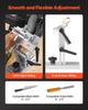 Sharpening Tool Rest Jig, Adjustable Replacement Tool Rest Sharpening Jig for 6" or 8" (152 Mm or 203 Mm) Bench Grinders with Flat Miter Slide for
