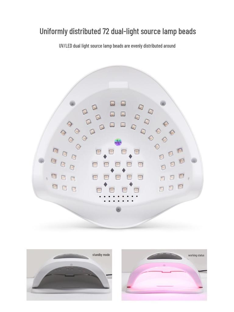 1.5m UV Smart Sensor Nail Lamp: 320W High-Power Quick-Dry Gel Curing Light