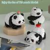 3 in 1 Panda Building Blocks Toy Set, Animal Construction Bricks Creative Building Toys for Kids Ages 6+ Years Old, Birthday Gift for Boys Girls