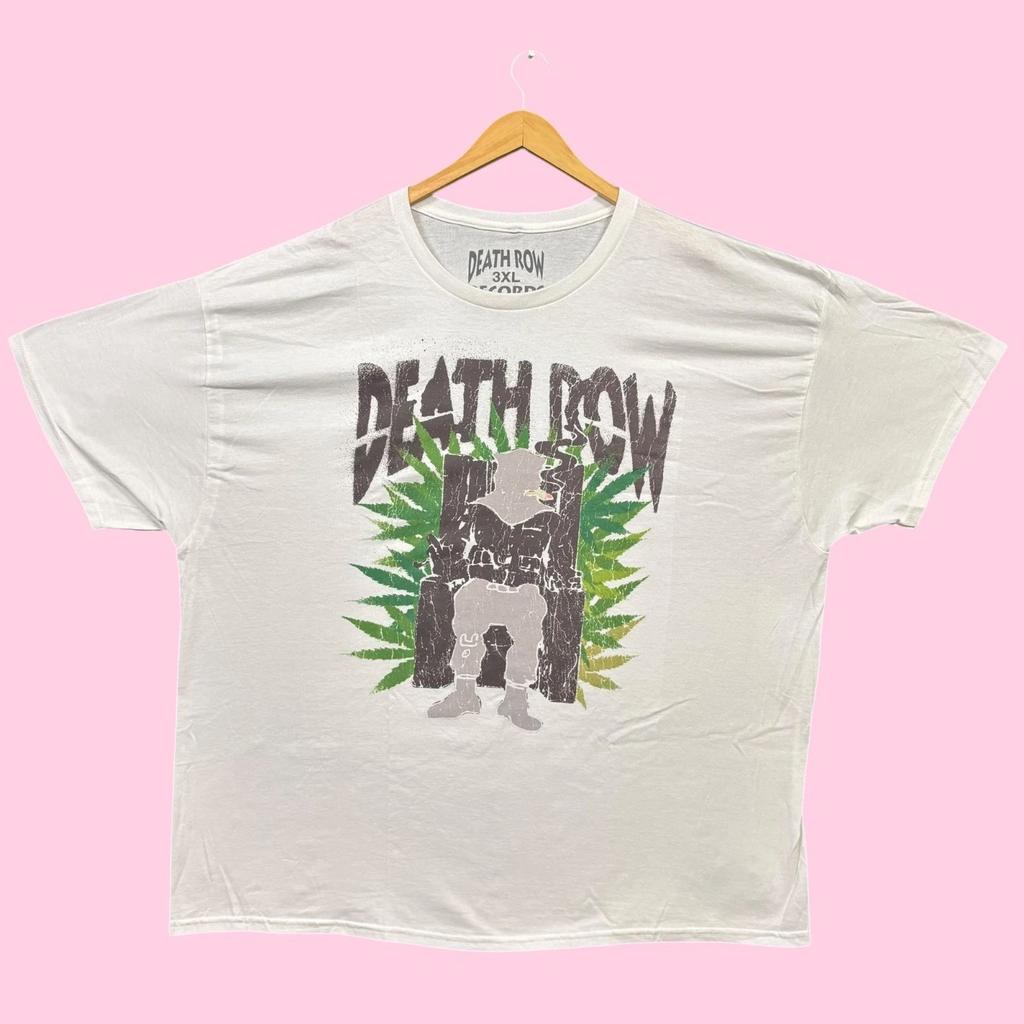 Death Row Records Electric Chair Logo Hip-Hop Tee 3XL