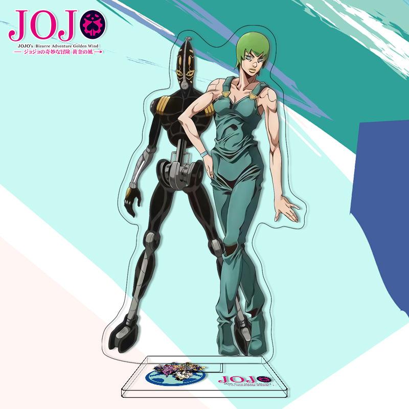 JOJO s Bizarre Adventure Golden Wind Anime Acrylic Standee Character Display Figurine Dropshipping Anime Merchandise