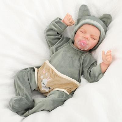 45cm Whole Body Silicone Vinyl Bebe Reborn Girl Handmade Lifelike Realistic Reborn Doll Toy For Children