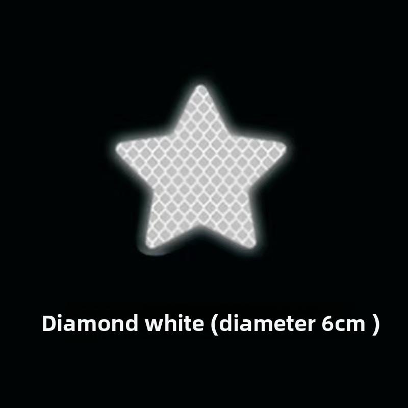 1/10pcs/set Car Bumper Reflective Safety Strip Stickers Car Star Reflective Sticker Reflective Warning Safety Tape