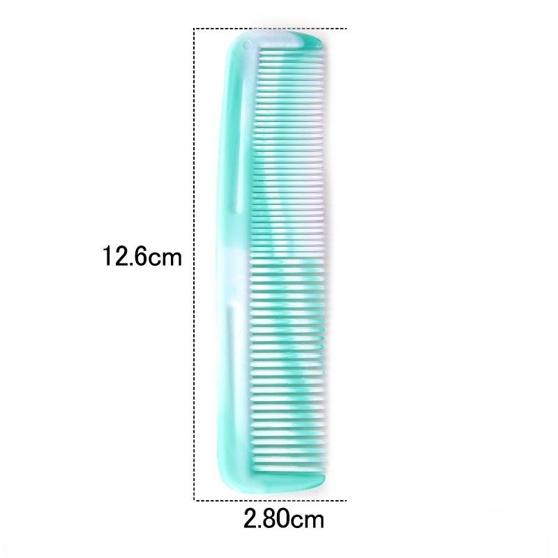 

Plastic Small Comb Two-end Comb Dense Double-tooth CombStraight Hair Clipper Combing Hairdressing Portable Partition Hotel Gift