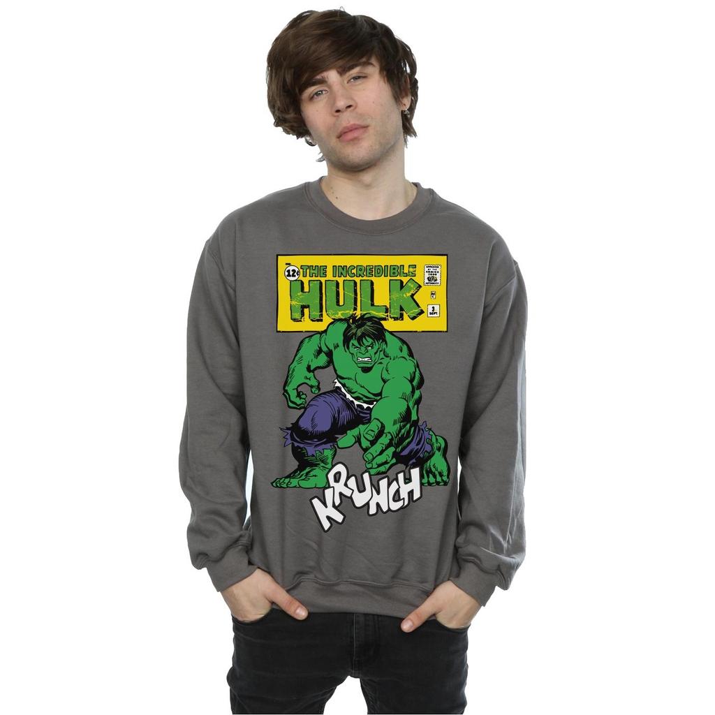 Marvel Mens Hulk Krunch Sweatshirt
