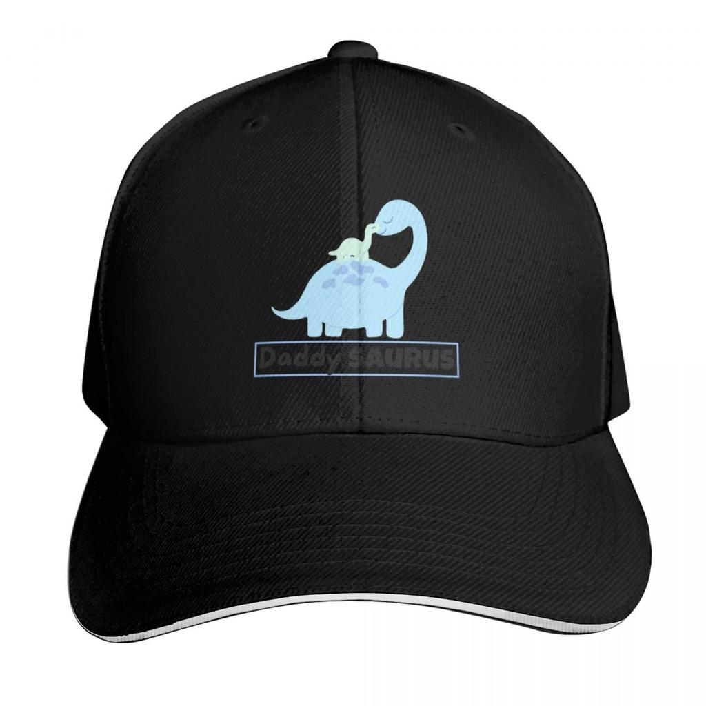 Daddysaurus Dinosaur Dinosaur Dad Baseball Cap Breathable Mesh Back Adjustable Buckle Closure Moisture Wicking Quick Dry