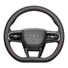 For Chery Tiggo 8 Pro 2022-2023 Car Steering Wheel Cover Breathable Anti Slip PU Leather Auto Decoration Salon Interior