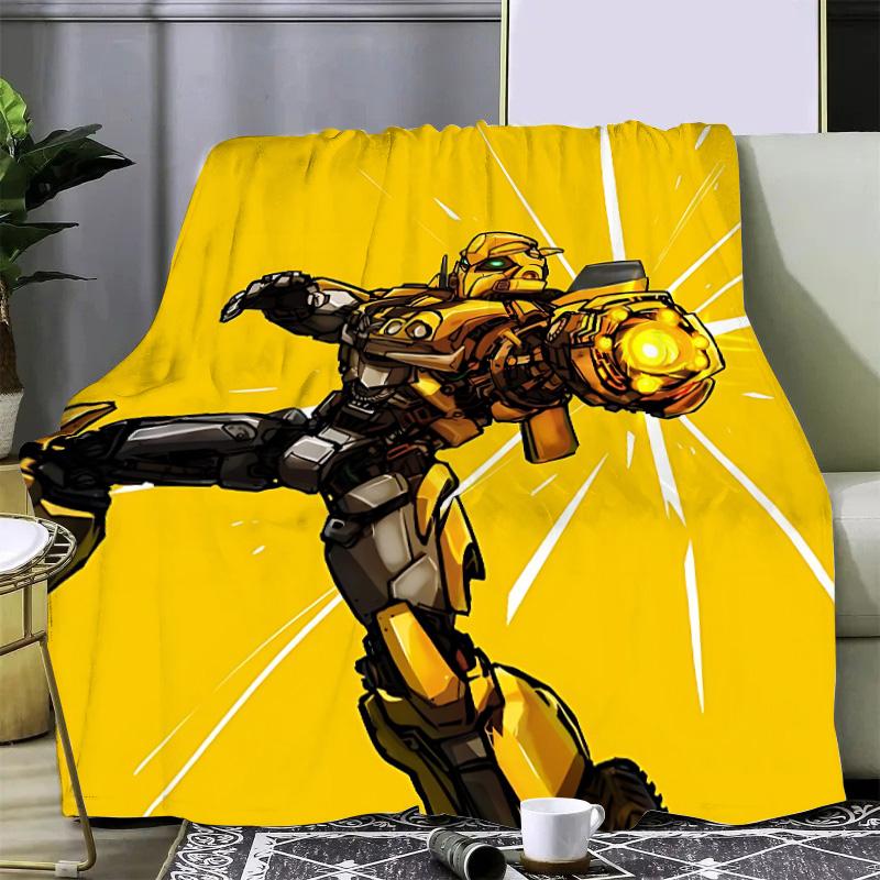 Anime Transformers G1 Car Robot Printed Blanket Picnic Blankets Warm Blanket Soft Comfortable Blanket Home Travel Birthday Gift