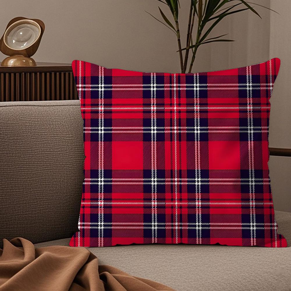 

Striped Pattern Pillow Case Silky Elegant Comfort Sofa Bed Invisible Zipper 30x30CM(12x12in)