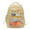 Schultasche für weibliche Schüler Großer Rucksack Transparente Tasche