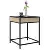 Infinity LED Coffee Table in Sonoma Oak 40 x 40 x 51 cm