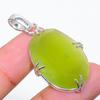 Ciondolo Gioiello Fatto a Mano in Argento Sterling 925 con Pietra Peridoto 1,81"