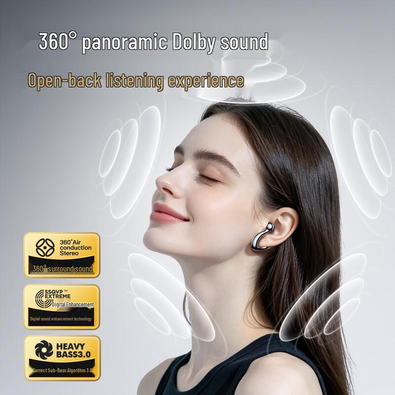 Newman LY93 Wireless Open-Ear Bone Conduction Headphones