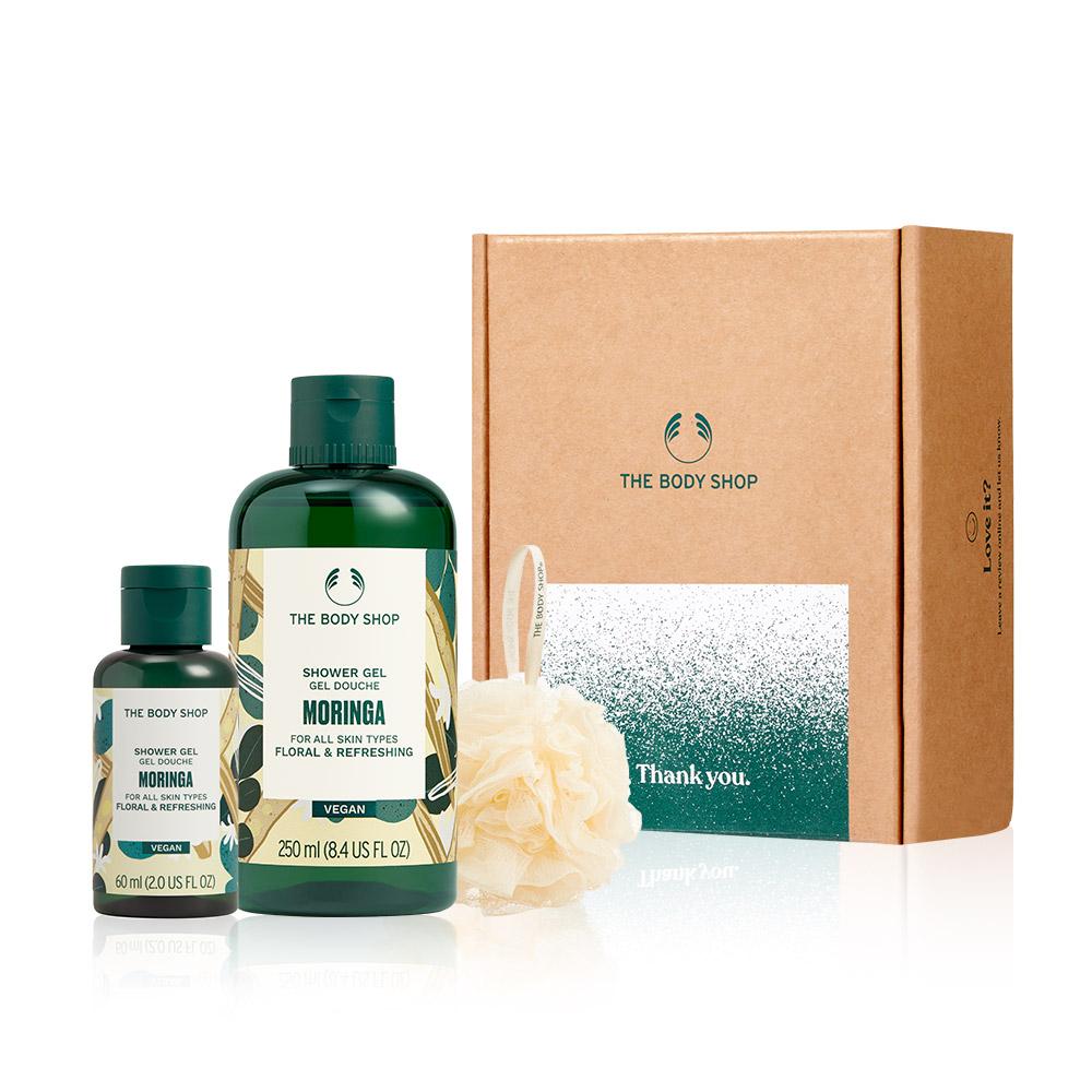 

[The Body Shop] Moringa Shower Gel Body Wash 2-Piece Gift Set
