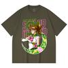 230 g/m² 100 % Baumwolle Sailor Moon V7 Jupiter Print Unisex Schweres Baumwoll-T-Shirt