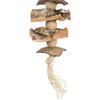 Jouet pour oiseaux - Trixie - Modèle en liège/bois - Taille unique - 37 cm - Pour oiseaux exotiques