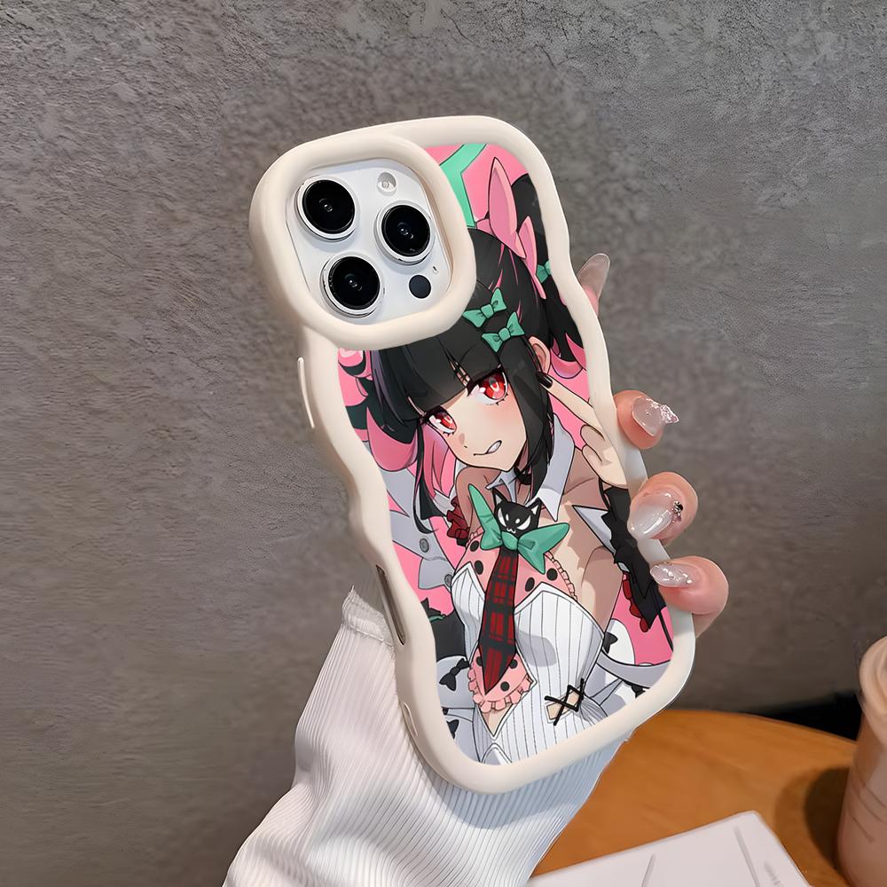 

ZZZ Nangong Yu Wavy Edge TPU Mobile Phone Case for iPhone 17 16 15 14 13 12 11 Air Pro Max Plus Colorful Cover iPhone 12 Pro Max