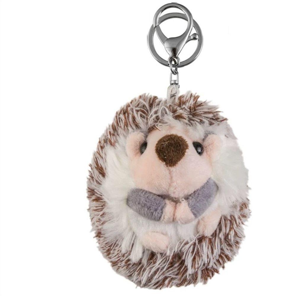 Bag Pendants Car Keychain Plush Keyring Auto Animal Keychain Hedgehog Key Chain Plush Key Chain