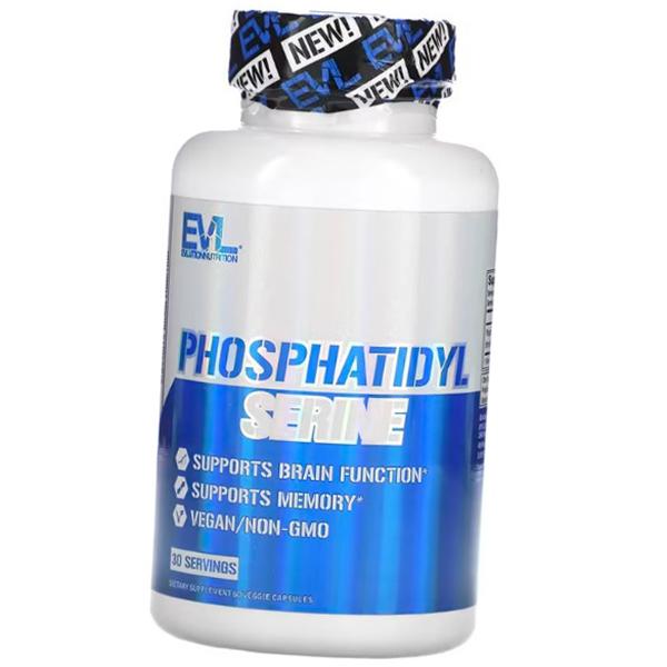 Фосфатидилсерин, Phosphatidyl Serine, Evlution Nutrition  60капс (72385003)