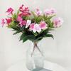 Artificial Flowers Bunch UV Resistant Faux Flowers Realistic Fake Flowers Bundle for Home Office Living Room Bedroom Floral Arrangements
