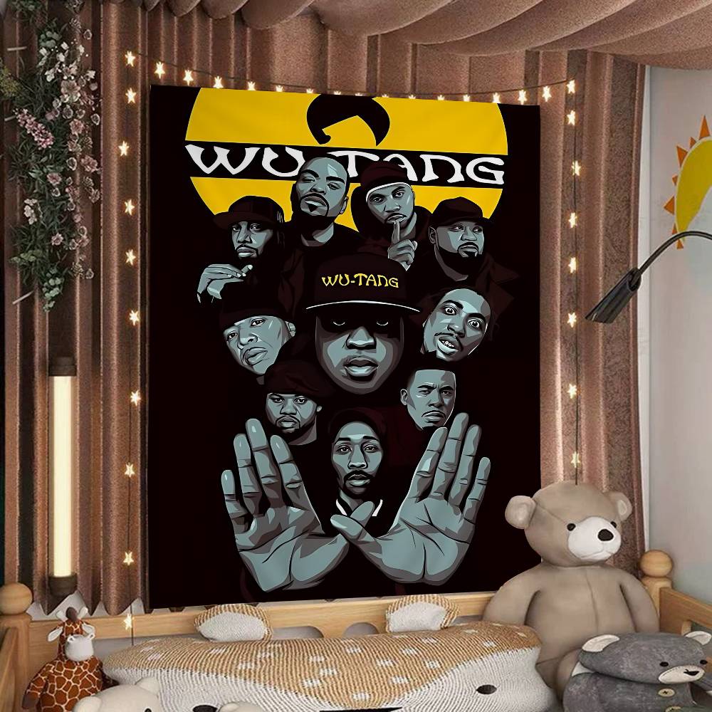 Singer WUTTANG Cool CLAN Anime Tapestry Art Science Fiction Room Home Decor Wall Art Decor