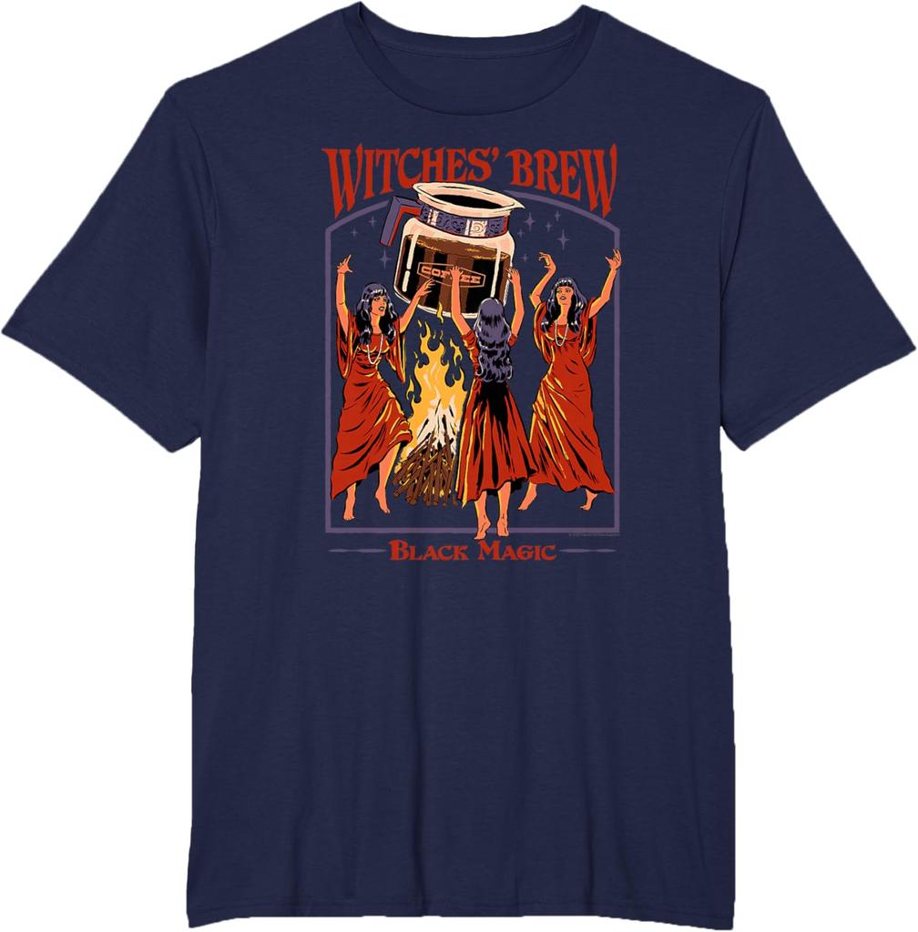 Witches Brew Magic Coffee Retro Dark Humor TShirt New SpringSummer Arrivals Regular Fit Casual