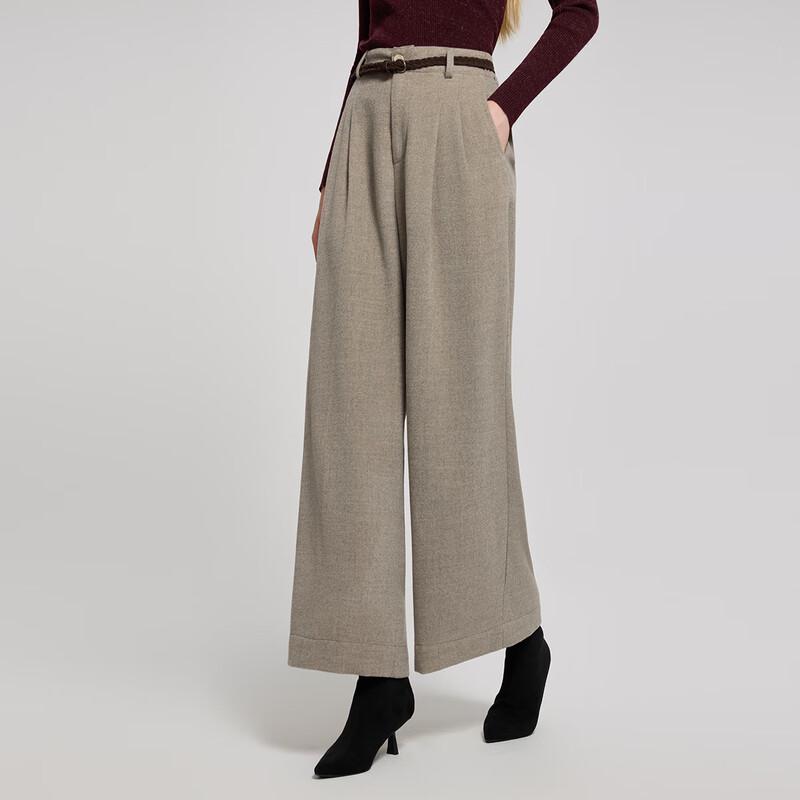 

Tatu Loose High-Waist Casual Wide-Leg Suit Trousers M