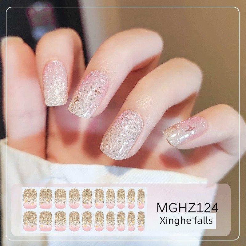 

Beauty Cover UV Nail Sticker Cat Eye Starry Sky Super Flash Sequin Fancy Accessible Luxury Long-Lasting Everyday Joker Nail Sticker a MGHZ124