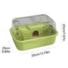 Double Layer Large Hamster Cage with Exercise Wheel Luxury Pet House Hamster Nest Portable Small Animal Habitat for Gerbils Mice