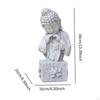 Zen Buddha Statue Sculpture Decorative Art Crafts Figurine Tabletop Ornament for Desk