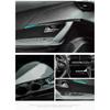 For Peugeot 208 2020 2021 2022 2023 2024 2025 Solf Carbon Fiber Center Console Gear Shift Frame Window Switch Trim Cover Sticker