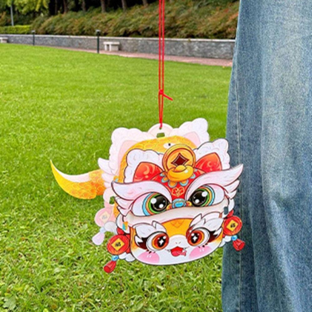 Glowing 2025 Snake Year Lantern Traditional New Year Luminous Lantern  Mid-Autumn Festival